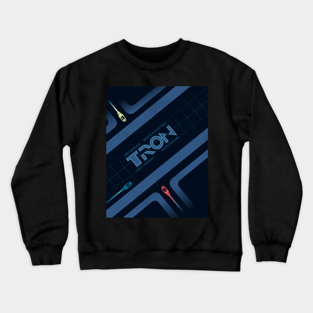 Tron Crewneck Sweatshirt by deimos-remus